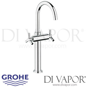 Grohe Atrio Classic Basin Mixer Crosshead XL-Size - 2002 to 2007 - Spare Parts 21044000 GEN1